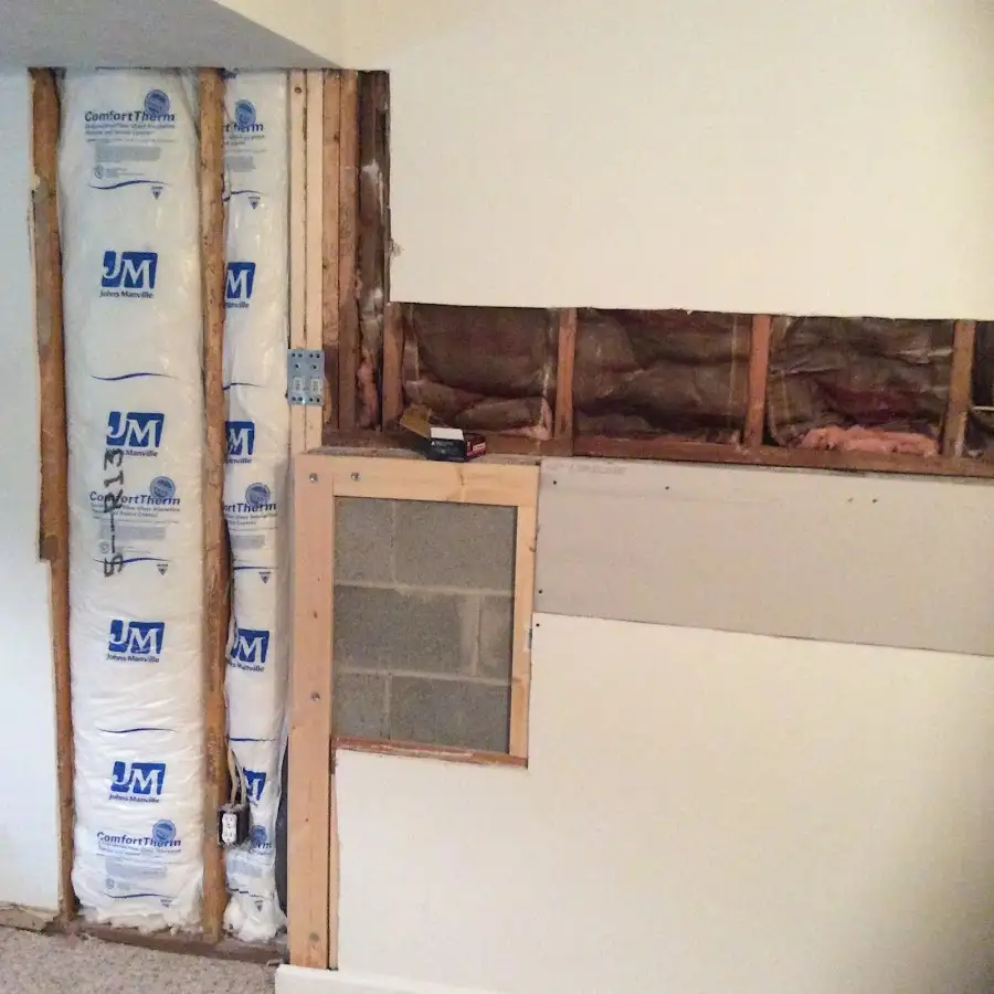 Wall insulation replacement during Structural Drying in Aliso Viejo